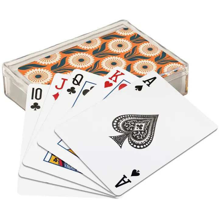 Hipster Daisies Playing Cards