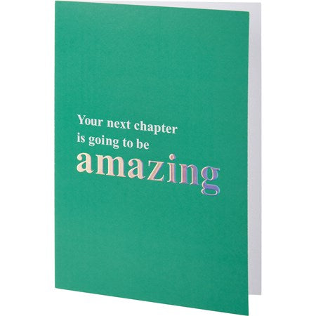 Your Next Chapter Greeting Card