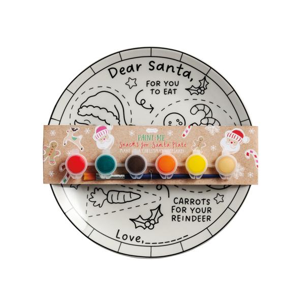 DIY Ceramic Christmas Plate