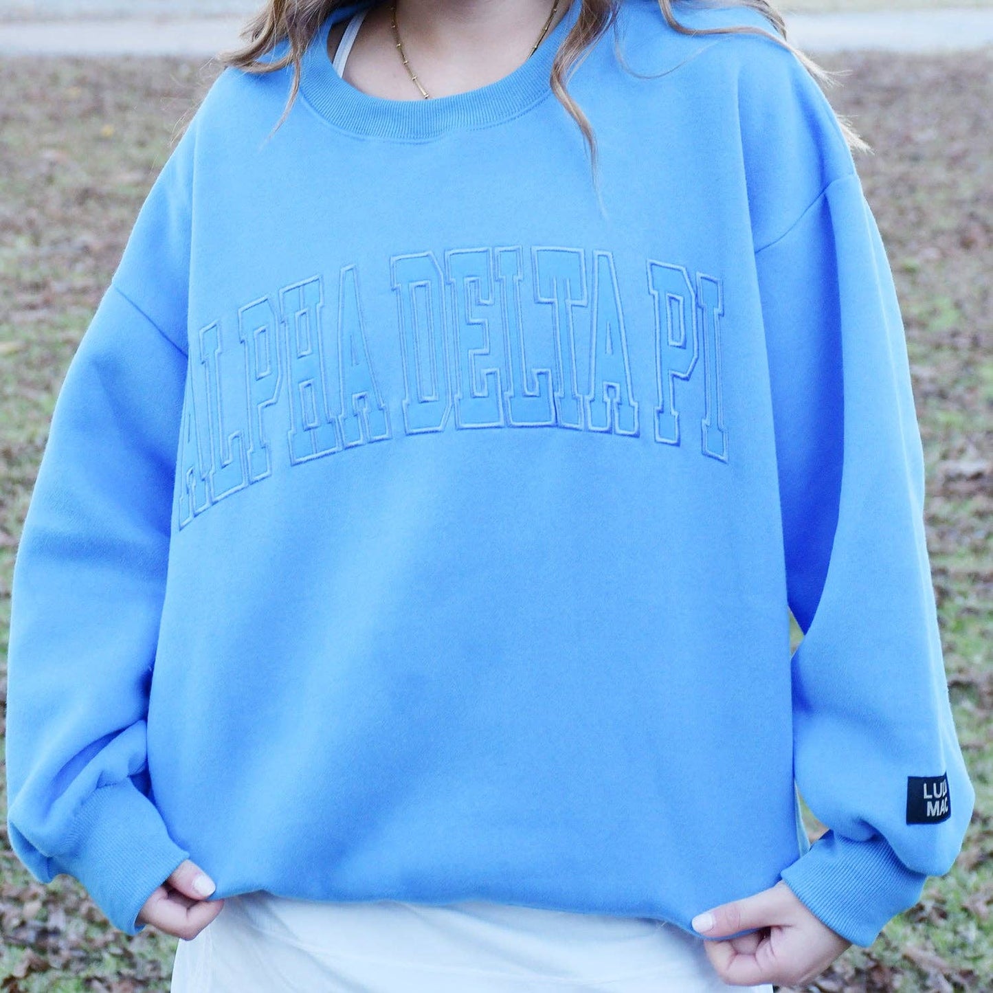 LULU MAX ALPHA DELTA PI MONOGRAM
