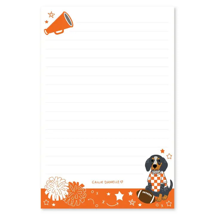 Knoxville Football Game Day 4x6 Lined Notepad