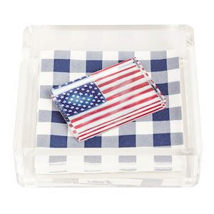 Flag Napkin Caddy Set