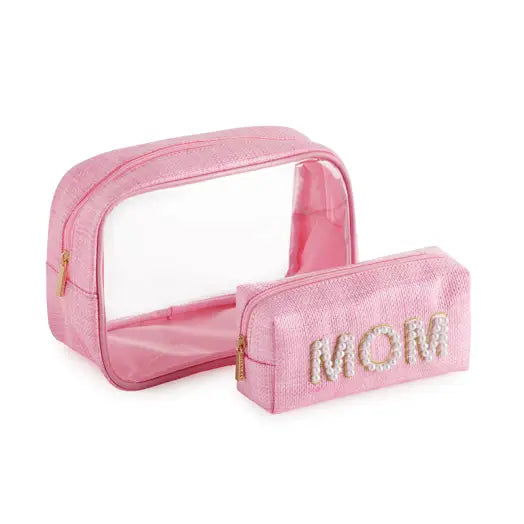"Mom" Set of 2 Cosmetic Cases