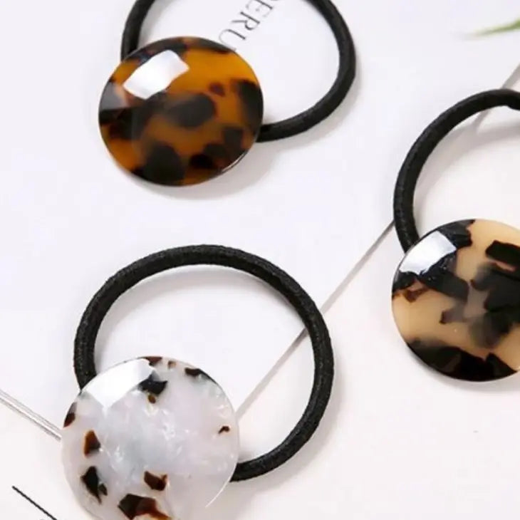 Round Colored Hair Ties