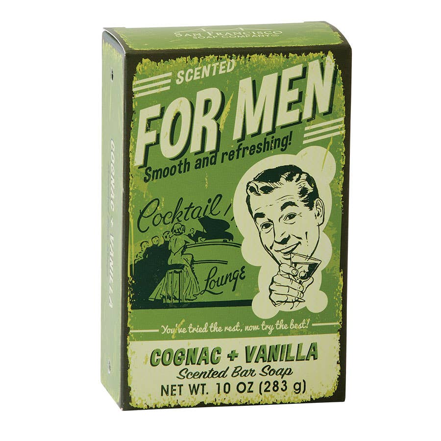For Men Bar Soap- Cognac & Vanilla 10 oz Bar Soap
