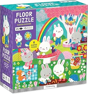 Garden Bunnies Floor Puzzle