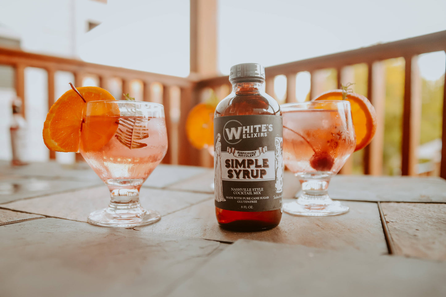 White's Elixirs Simple Syrup Cocktail Mix: 8oz