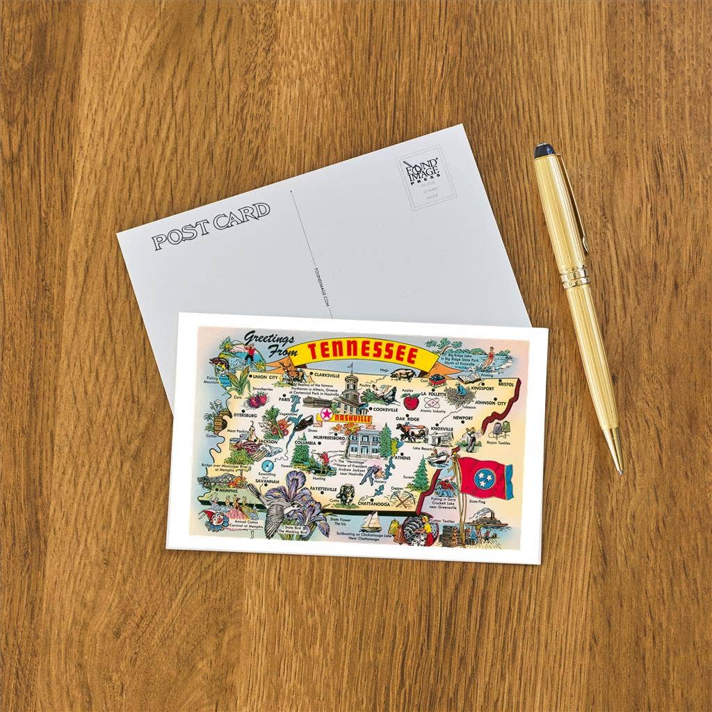 Postcard TN-251 Greetings from Tennessee
