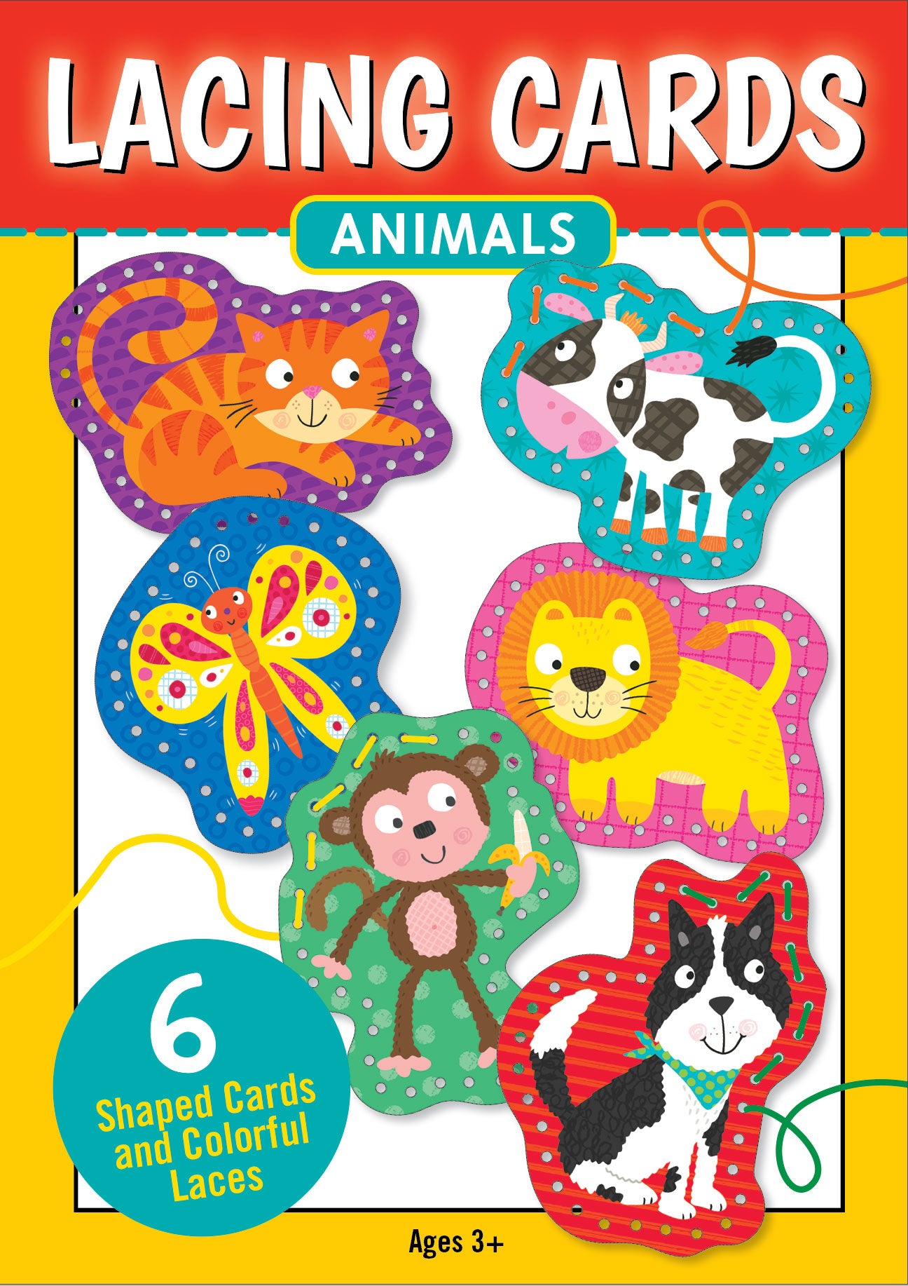 Animals Lacing Cards