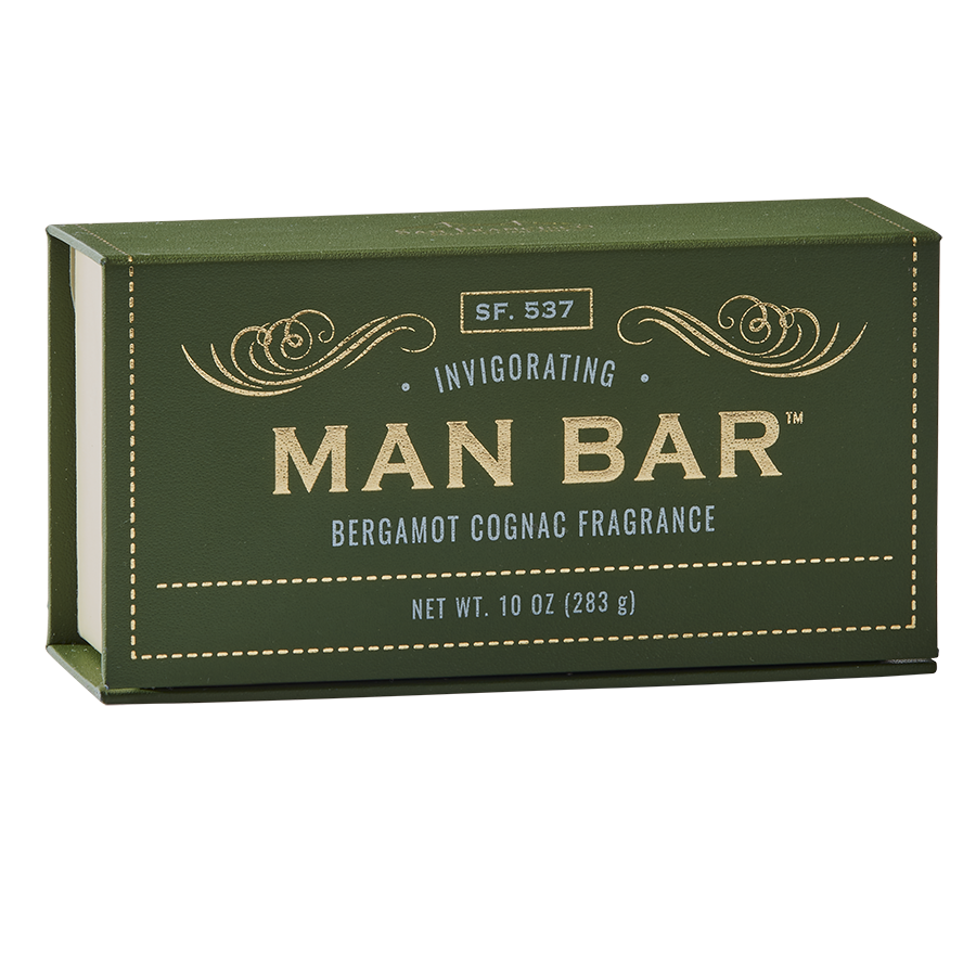 Man Bar 10oz- Bergamot & Cognac