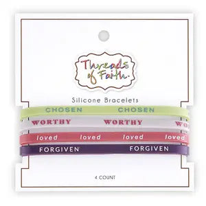 Silicone Bracelets - Threads of Faith