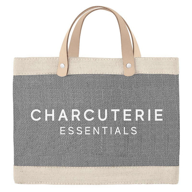 Charcuterie Essentials Mini Grey Market Tote -