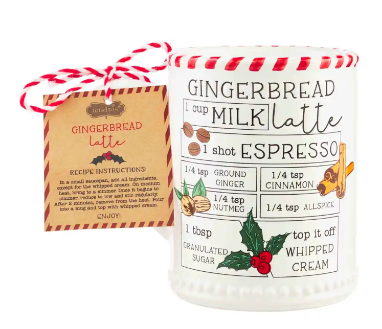 GINGERBREAD LATTE RECIPE MUG