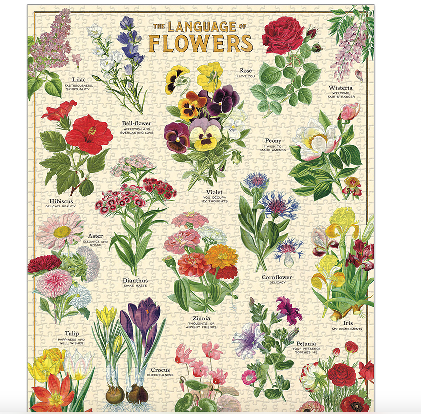 Language of Flowers 1,000 Piece Puzzle