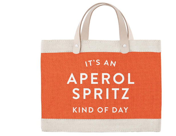 Mini Market Tote - Aperol Spritz