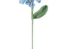 Forget Me Not Crochet Flower
