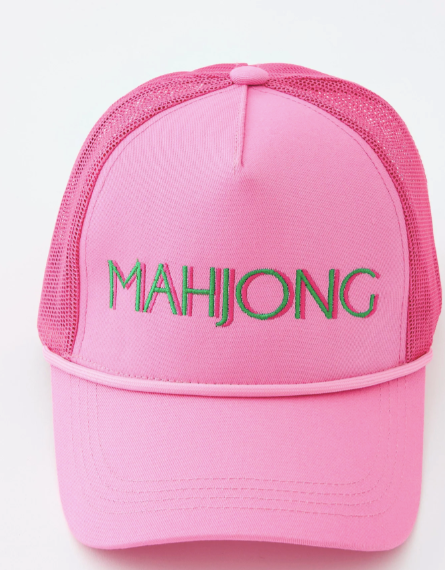 MAHJONG Hat hot pink