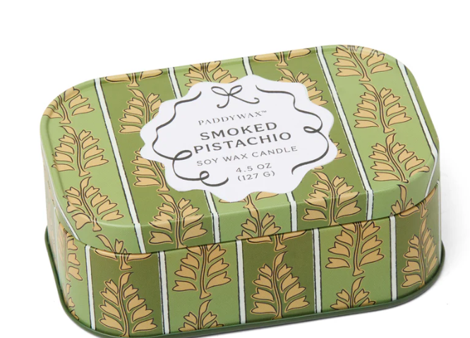 CHÉRIE PRINTED TIN - SMOKED PISTACHIO