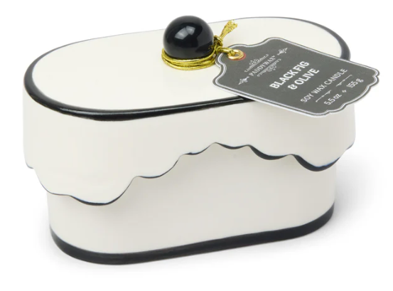 Chérie 5.5 oz Ceramic Candle - Black Fig & Olive