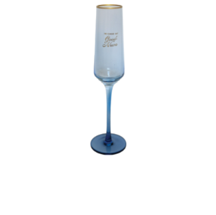 In Case of Good News Champagne Flute