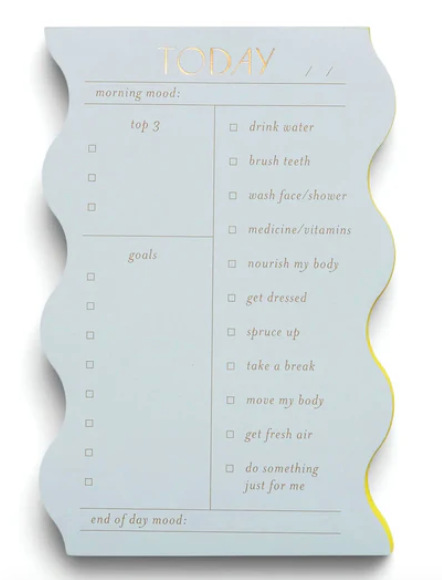Wavy Daily Notepad