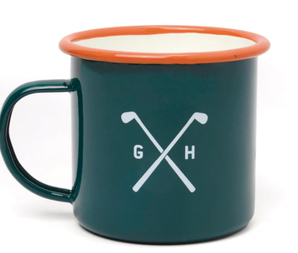 Golf Enamel Mug