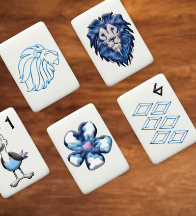 Alpha Delta Pi Mahjong Tiles