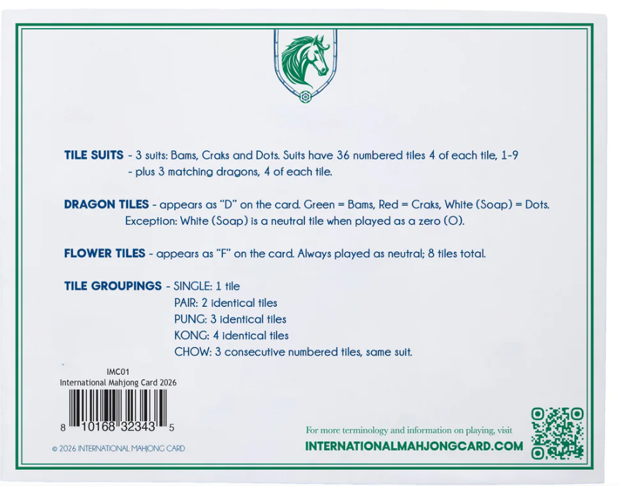 International Mahjong Card