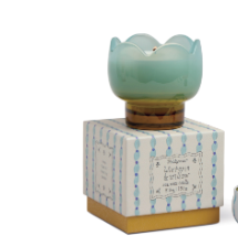 TULIP GLASS BLUE - WISTERIA & WILLOW