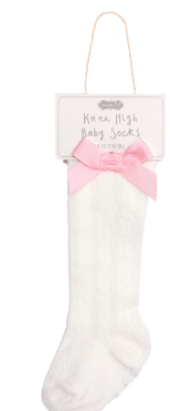Baby Tall Bow Socks