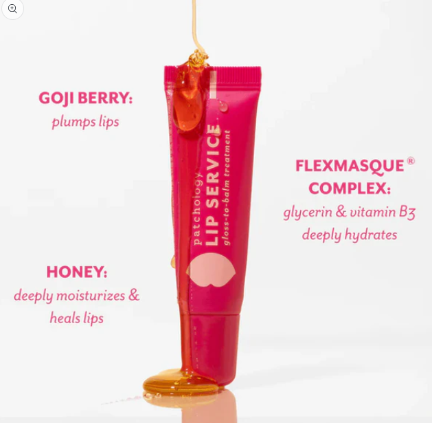 Patchology Lip Service Gloss-to-Balm Treatment - Pocket Size (9ml)