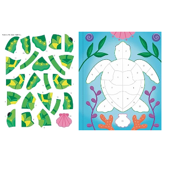 Mindfulness Large Print Color-by-Sticker Book