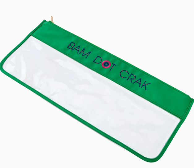 Kelly Green Bam Dot Crak Bag