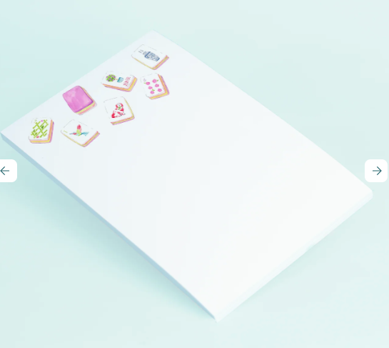 Large Mahjong Tiles Notepad