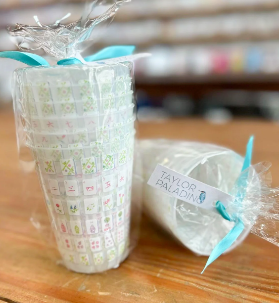 Mahjong Tiles Cups