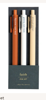 Pen Sets by Church Notes