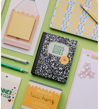School Sticky Notes Set