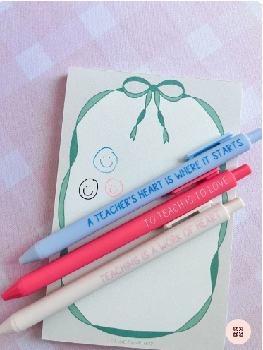 Love for Teachers Pen Set
