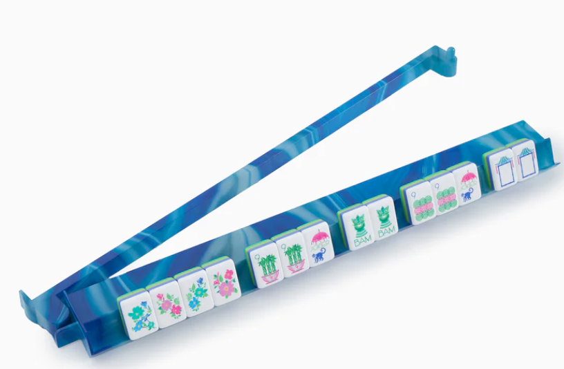 Blue Lace Agate Rack and Pusher Set