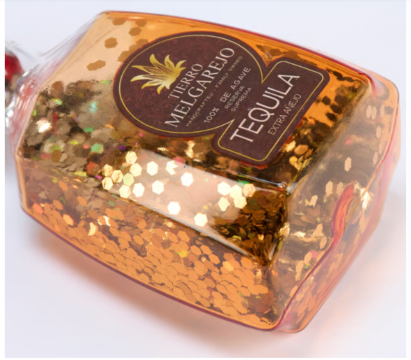 Glass Tequila Bottle Ornament