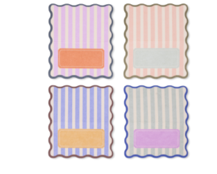 PLACECARDS - SET OF 24 STRIPES