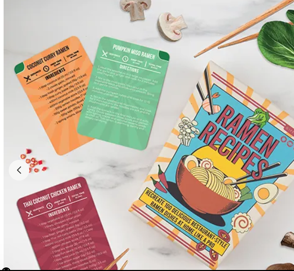 RAMEN RECIPES CARD