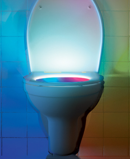 TECHNO TOILET LIGHT NOVELTY