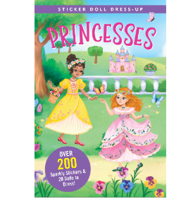 Princesses Sticker Doll Dress-Up Book