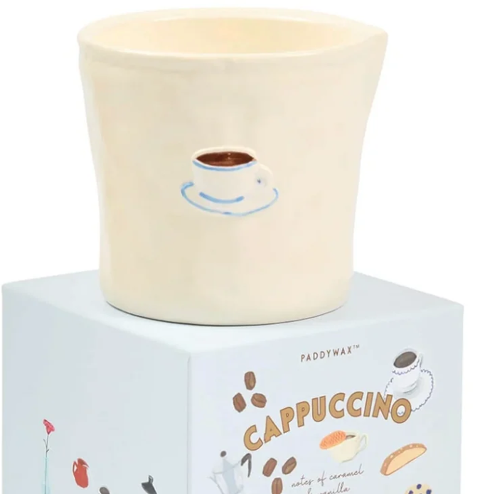 Bistro Ceramic with Embossed 8 oz CAPPUCCINO