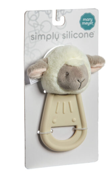 Simply Silicone Character Teether – Lamb – 5″