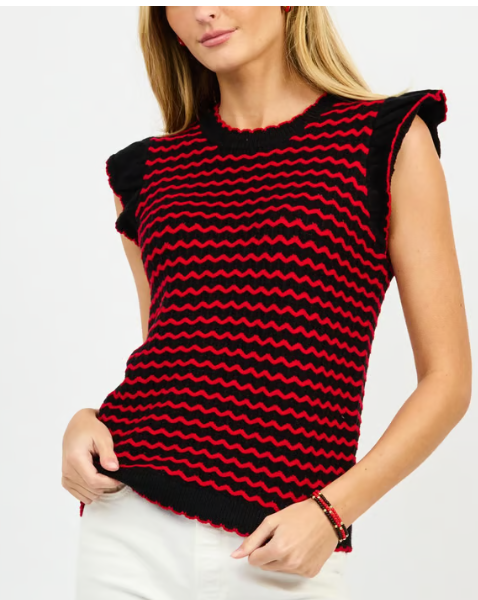 Sweater Oakley Black/Red Wave