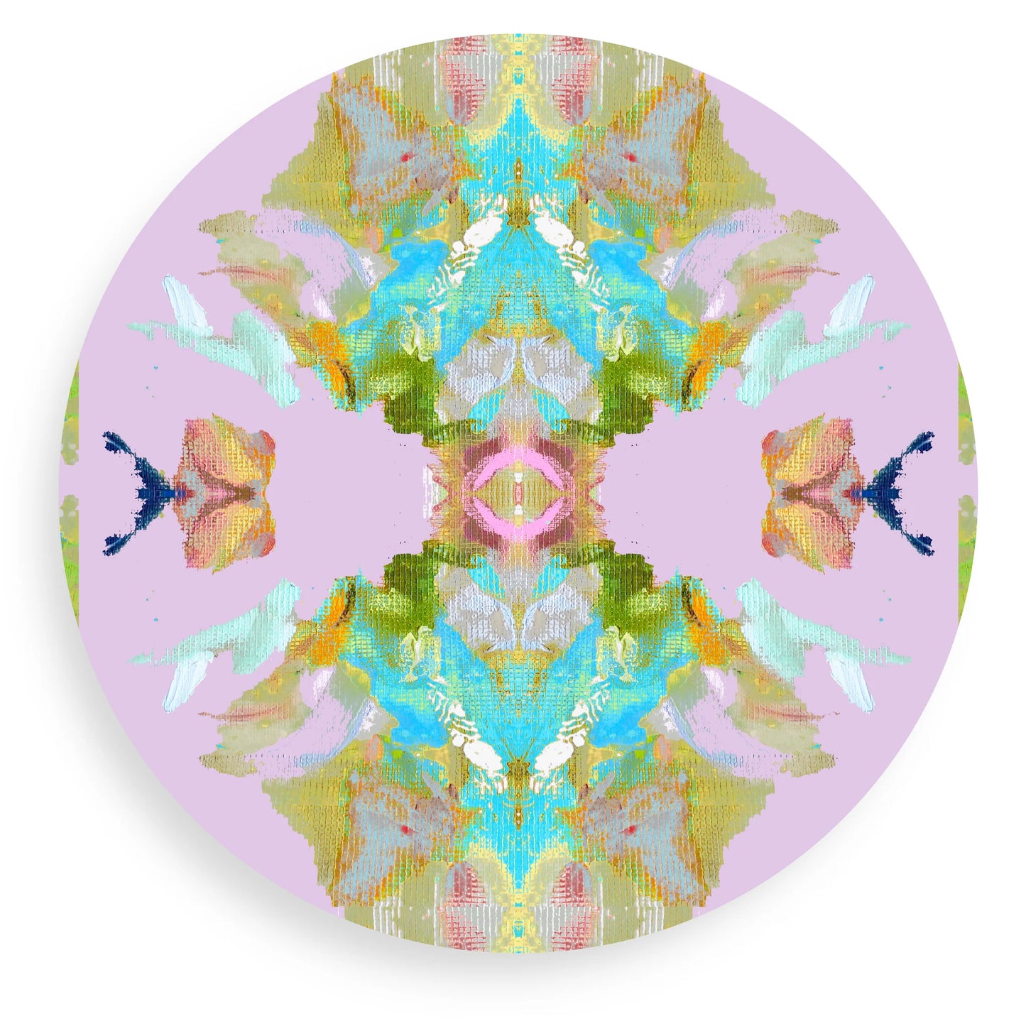 Stained Glass Lavender | Laura Park Tart Coaster Set of 2