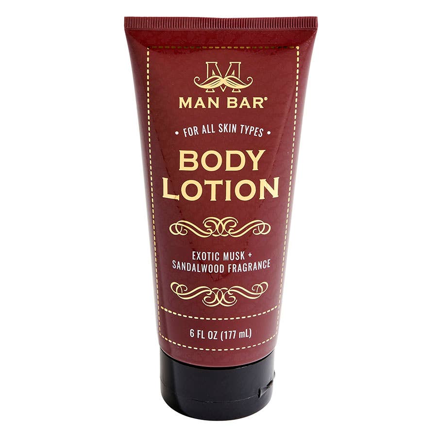 Man Bar Body Lotion 6oz- Exotic Musk and Sandalwood