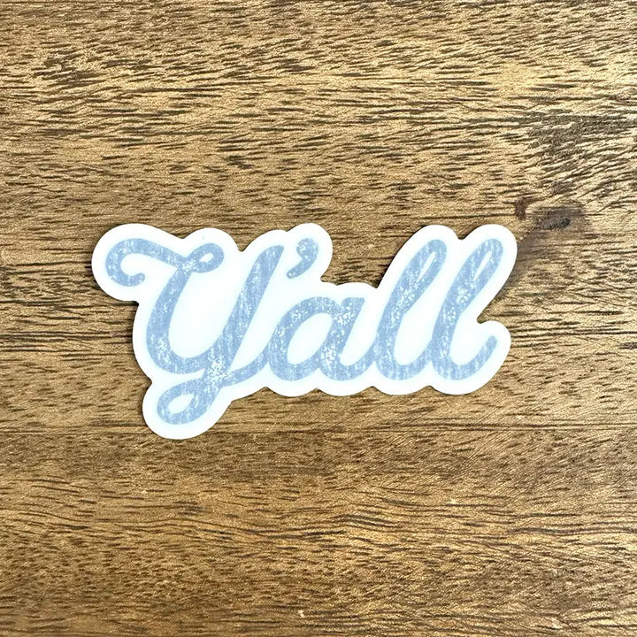 Y'all Script Sticker